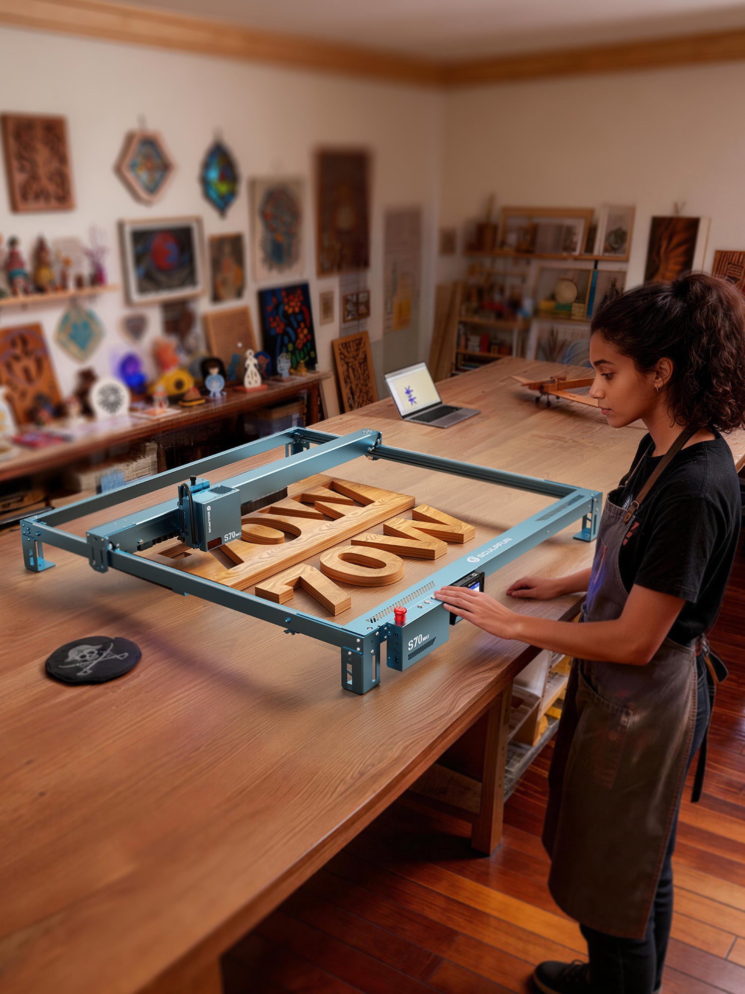 SCULPFUN S70 MAX 70W Laser Engraver and Cutting Machine – SCULPFUN